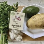 Puree z awokado ziemniaków i oliwy