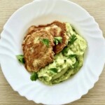 Puree z awokado ziemniaków i oliwy