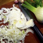 pokrojony fenkuł koper włoski