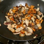 Risotto z grzybami leśnymi i ricottą