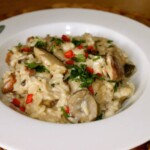 Risotto z grzybami leśnymi i ricottą