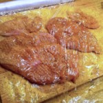 Sałatka z kurczakiem chrupiącym i polentą