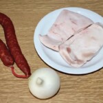 Smalec domowy z kiełbasą chorizo
