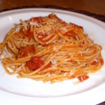 Spaghetti amatriciana