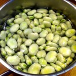 w garnku gotuje się bób