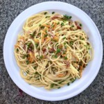 Spaghetti z boczkiem szwarcwaldzkim