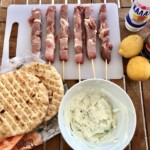 Szaszłyki wieprzowe z grilla souvlakia