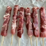 Szaszłyki wieprzowe z grilla souvlakia