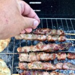 Szaszłyki wieprzowe z grilla souvlakia