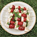 Szaszłyki z halloumi z pomidorkami i miętą