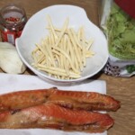 Szybki makaron z łososiem wędzonym i fenkułem