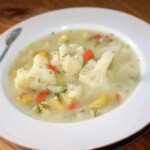 Zupa kalafiorowa z ziemniakami i koperkiem