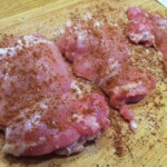 mięso z udek kurczaka w przyprawach