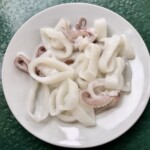 kalmary pokrojone w krążki