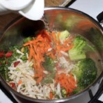 Cielęcina duszona w jarzynach z ryżem