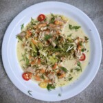 Cielęcina duszona w jarzynach z ryżem