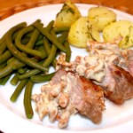 Comber jagnięcy w sosie kurkowym