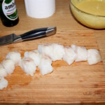 kawałki fileta z dorsza