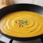 sos curry na patelni gotuje się
