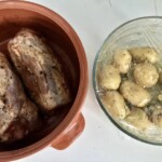 Golonka pieczona z ziemniakami