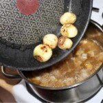 Gulasz cielęcy z warzywami i cebulkami perłowymi