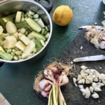 Horta zioła i warzywa gotowane