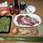 Jagnięcina z imbirem i groszkiem cukrowym składniki