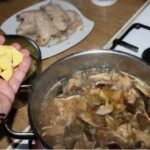 Jesienna zupa z grzybami i dynią pieczoną