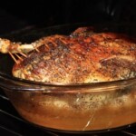 Kaczka pieczona po poznańsku z jabłkami