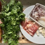 Kalmary faszerowane szynką w chorwackim stylu