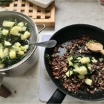 przygotowanie farszu do kalmarów