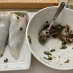 Kalmary faszerowane szynką w chorwackim stylu