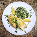 Kalmary faszerowane szynką w chorwackim stylu