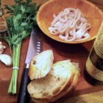 Kalmary smażone na oliwie z czosnkiem