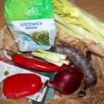 Kaszanka z soczewicą szynką składniki