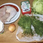 Klopsiki drobiowe z młodą kapustą zasmażaną