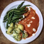 Kotlety z indyka duszone w sosie paprykowym