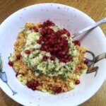 sałatka z bulguru w misce