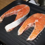 Łosoś z grilla na patelni