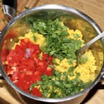 bulgur z warzywami w garnku