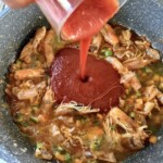 przygotowanie sosu do owoców morza