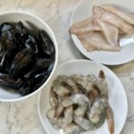 owoce morza w miskach