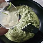 Makaron z pesto szpinakowym z awokado