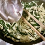 Makaron z pesto z rukolą i chilli