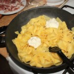 makaron pappardelle na patelni