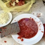 starte pomidory na talerzu