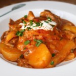 Paprykarz z ziemniaków i boczniaków