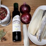 Pikantne śledzie w oleju rydzowym z pieprzem składniki