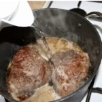 Policzki wołowe w piwie belgijskim ciemnym