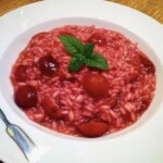 Risotto z czereśniami